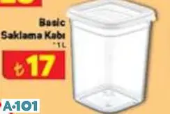 BASİC SAKLAMA KABI 1 L BASİC SAKLAMA KABI 1 L